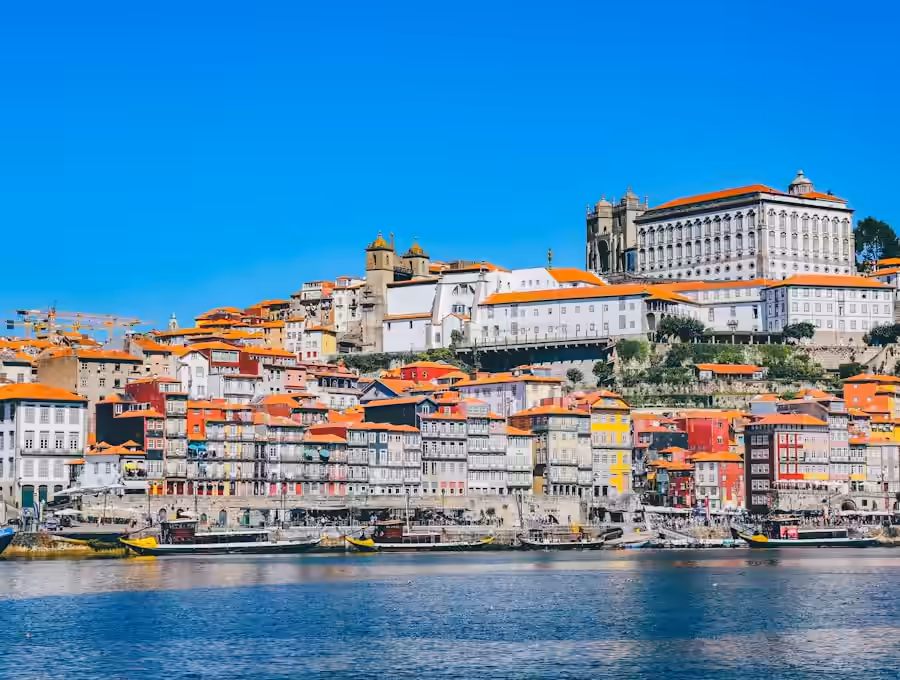 Porto — the Ribeira waterfront