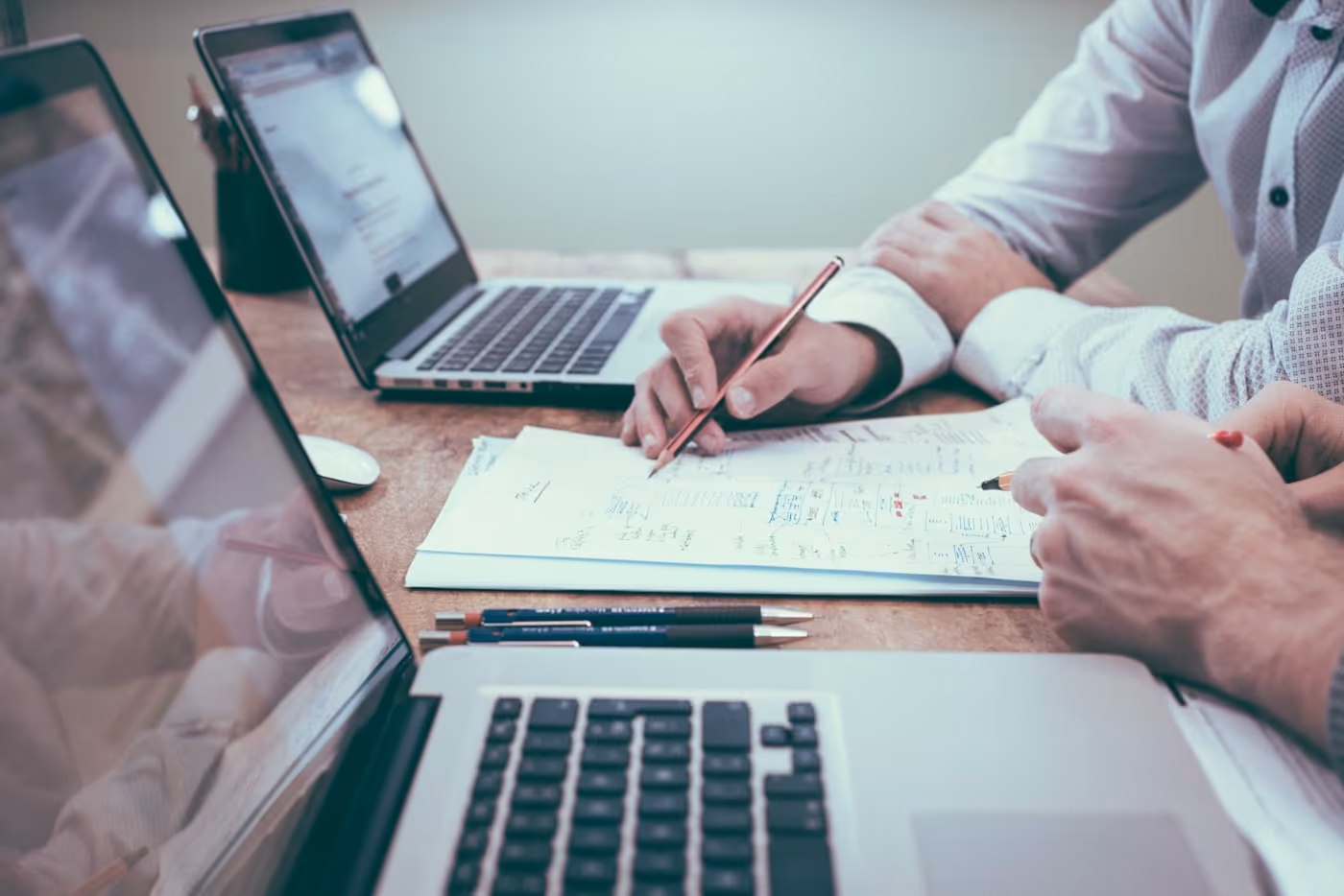 A business meeting — company formation